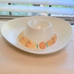 ❤❤ VINTAGE COWBOY SOMBRERO HAT CHIP DIP SALSA